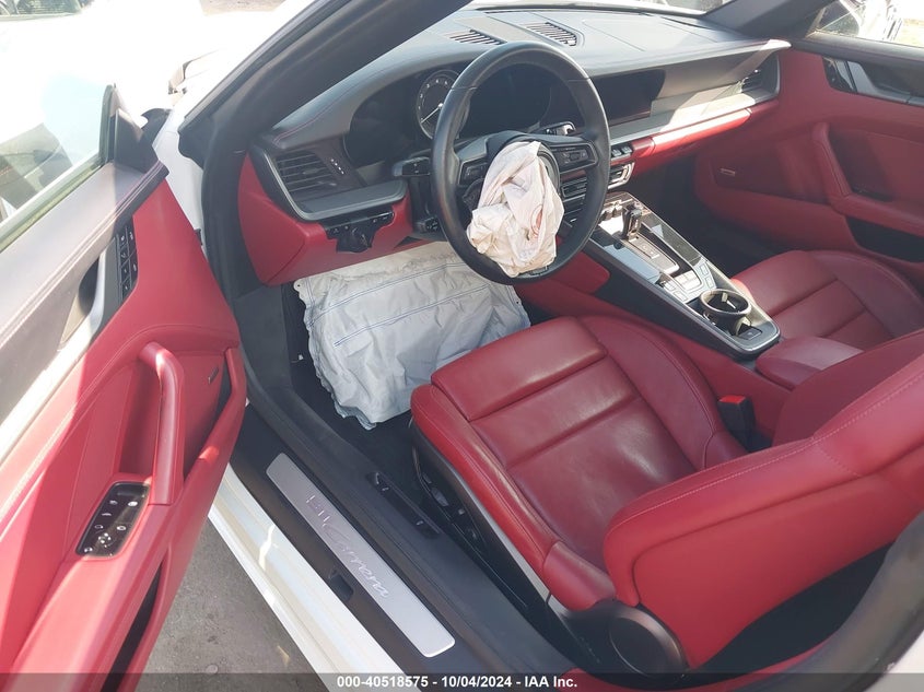 2021 PORSCHE 911 3.0L H-6 DI, DOHC, V(VIN: WP0CA2A95MS239590