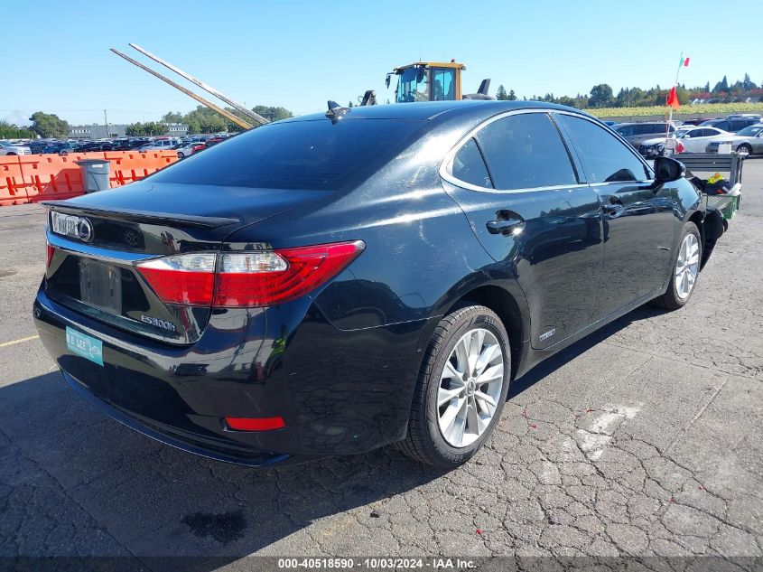 VIN JTHBW1GG8E2069125 2014 Lexus ES, 300H no.4