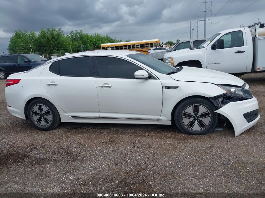 2013 Kia Optima Hybrid Lx VIN: KNAGM4AD9D5052499 Lot: 40518608