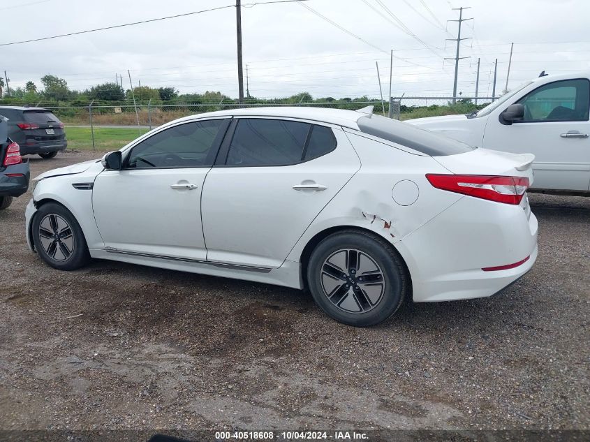 2013 Kia Optima Hybrid Lx VIN: KNAGM4AD9D5052499 Lot: 40518608