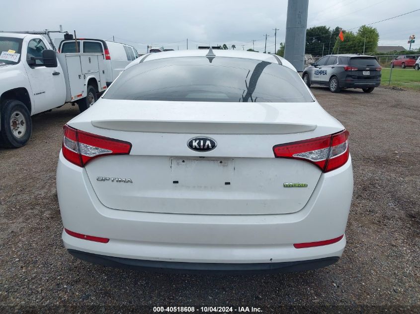 2013 Kia Optima Hybrid Lx VIN: KNAGM4AD9D5052499 Lot: 40518608