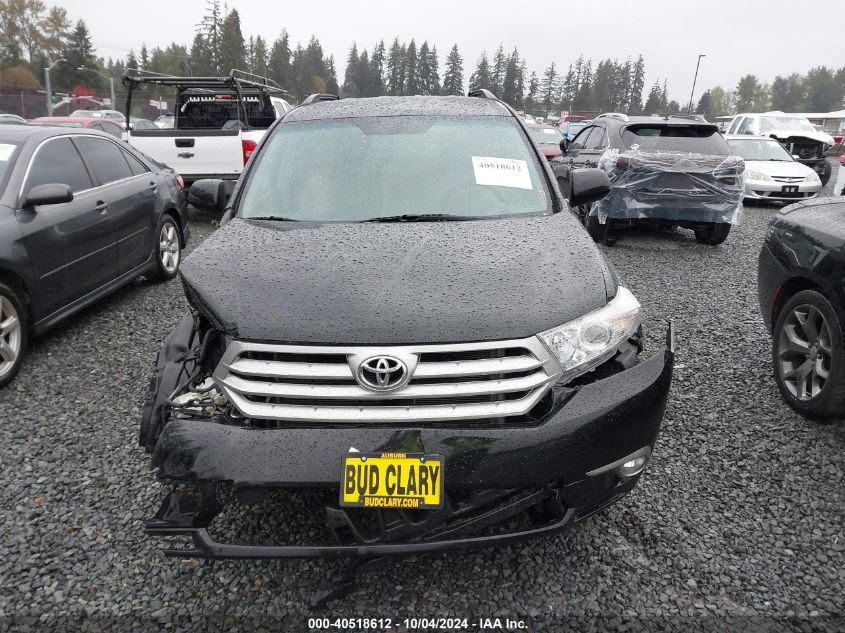 5TDBK3EH3DS255277 2013 Toyota Highlander Base Plus V6