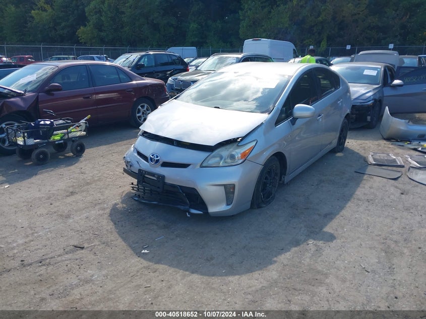 2012 TOYOTA PRIUS VIN: JTDKN3DU6C5500275