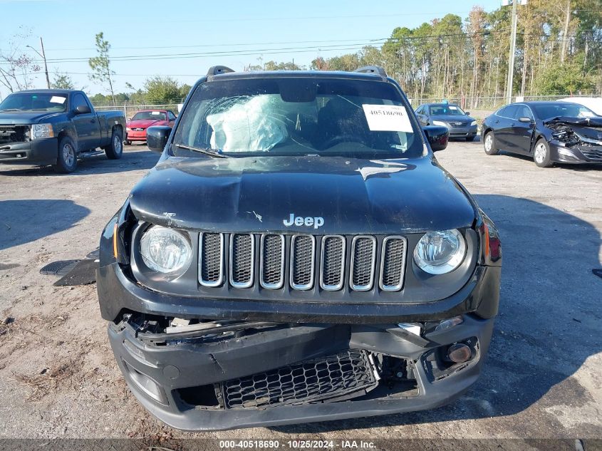 2018 Jeep Renegade Latitude Fwd VIN: ZACCJABB5JPJ66909 Lot: 40518690