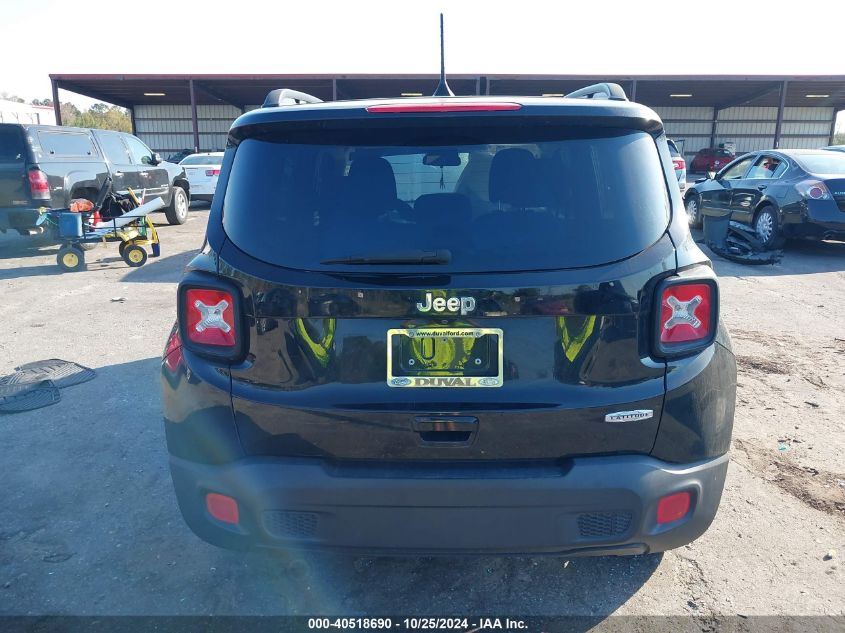 2018 Jeep Renegade Latitude Fwd VIN: ZACCJABB5JPJ66909 Lot: 40518690