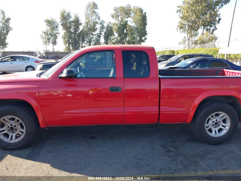 1D7GL12K04S663532 2004 Dodge Dakota