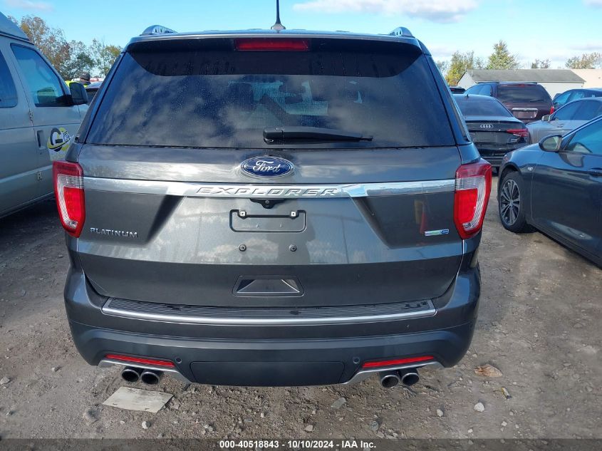 1FM5K8HT0JGB63975 2018 Ford Explorer Platinum