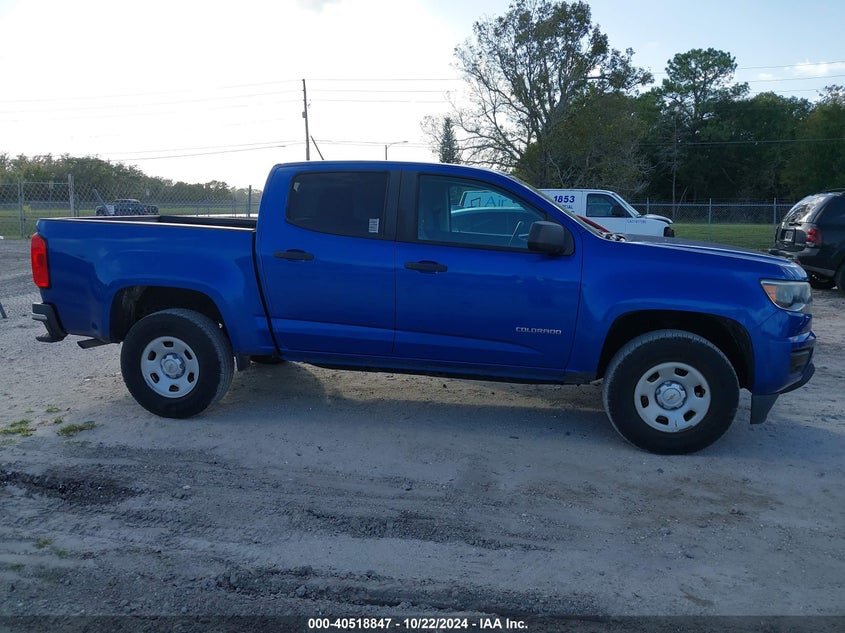 VIN 1GCGSBEA5K1125868 2019 CHEVROLET COLORADO WT