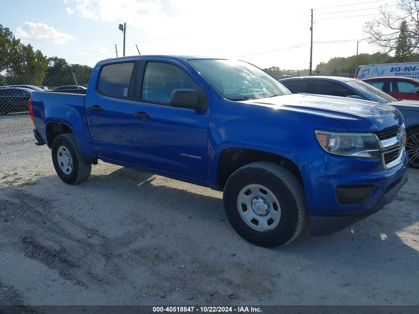 VIN 1GCGSBEA5K1125868 2019 CHEVROLET COLORADO WT