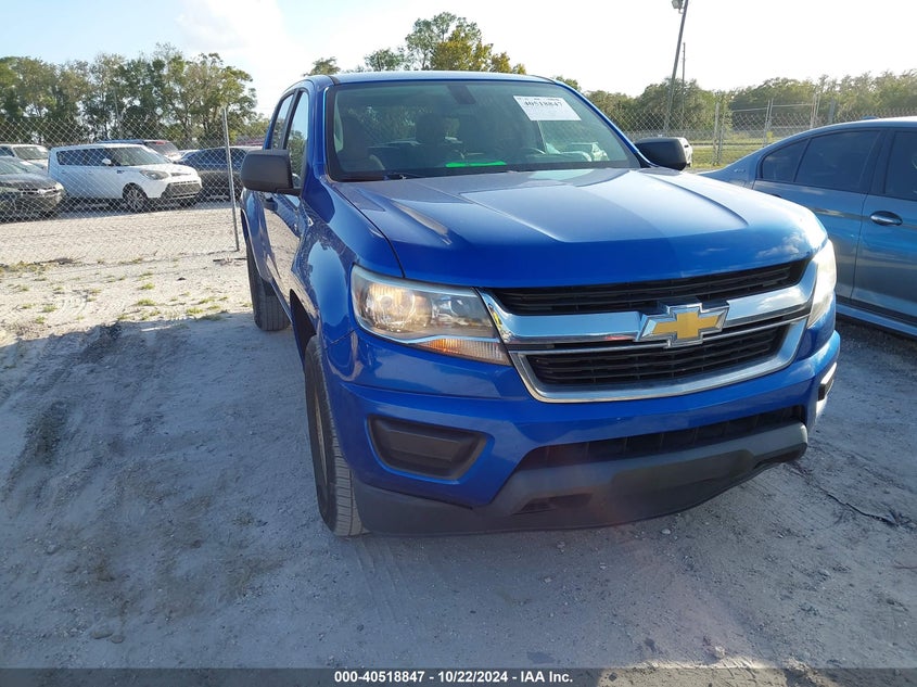 VIN 1GCGSBEA5K1125868 2019 CHEVROLET COLORADO WT