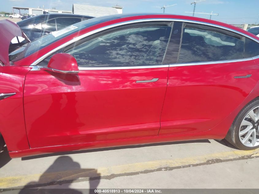 5YJ3E1EB4JF100751 2018 Tesla Model 3 Long Range/Performance