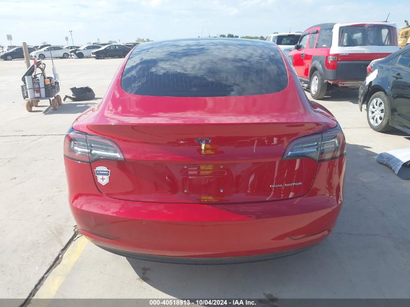 5YJ3E1EB4JF100751 2018 Tesla Model 3 Long Range/Performance