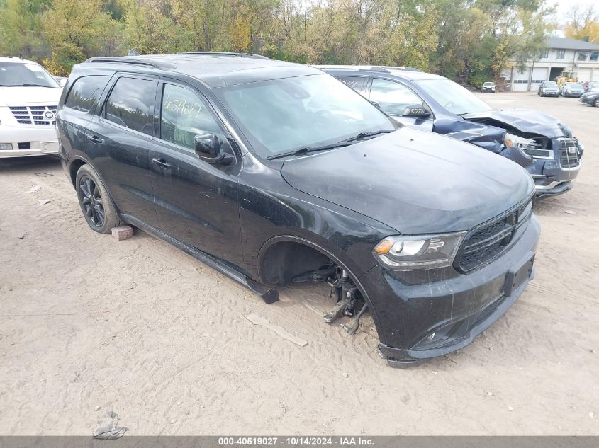 2018 Dodge Durango Gt Awd VIN: 1C4RDJDGXJC219184 Lot: 40519027