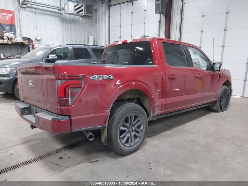 2024 FORD F-150 PLATINUM - 1FTFW7L87RFA87859