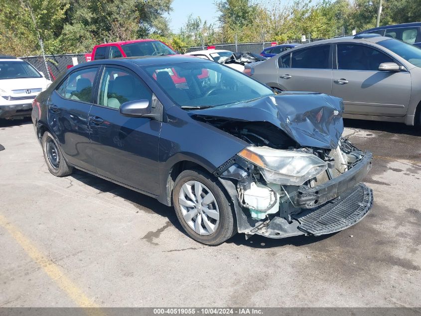 2015 TOYOTA COROLLA LE - 2T1BURHE7FC449210