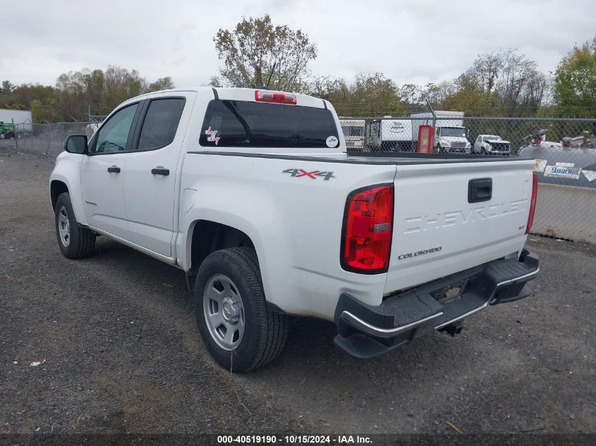 2022 Chevrolet Colorado 4Wd Short Box Wt VIN: 1GCGTBEN5N1191678 Lot: 40519190