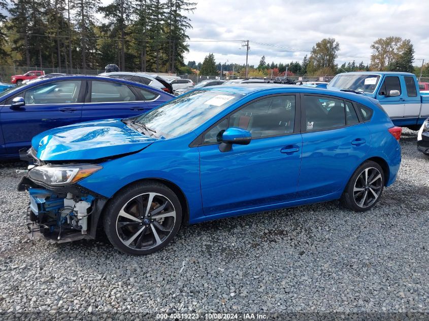 2021 Subaru Impreza Sport 5-Door VIN: 4S3GTAM64M3709660 Lot: 40519223