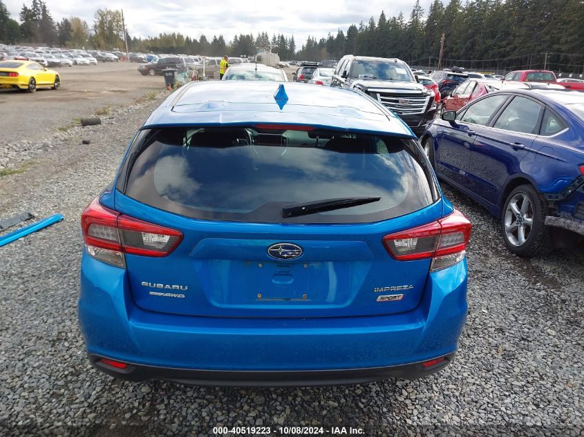 2021 Subaru Impreza Sport 5-Door VIN: 4S3GTAM64M3709660 Lot: 40519223