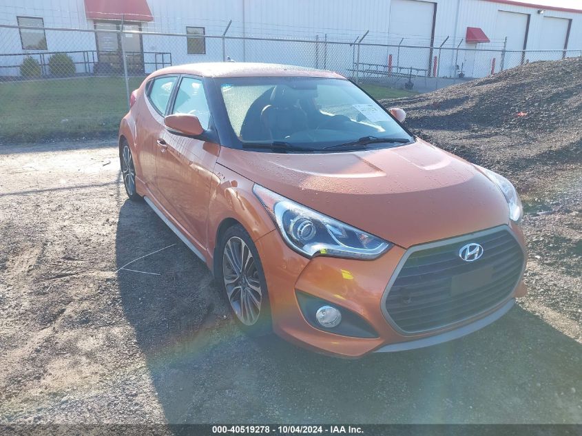 2016 Hyundai Veloster Turbo VIN: KMHTC6AE7GU286820 Lot: 40519278