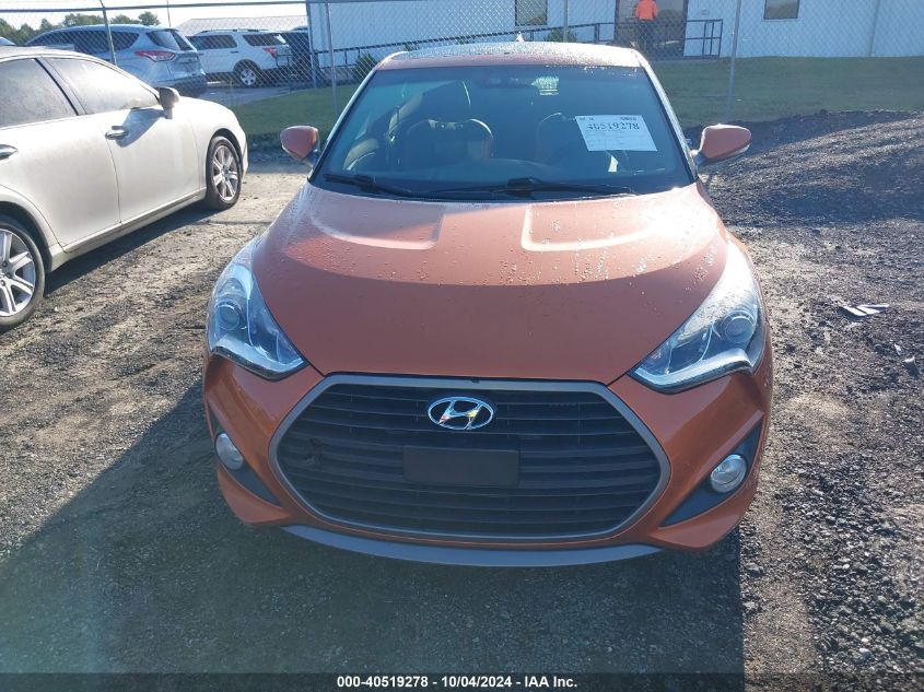 2016 Hyundai Veloster Turbo VIN: KMHTC6AE7GU286820 Lot: 40519278