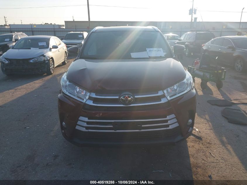 2019 Toyota Highlander Se/Xle VIN: 5TDKZRFH4KS303721 Lot: 40519288