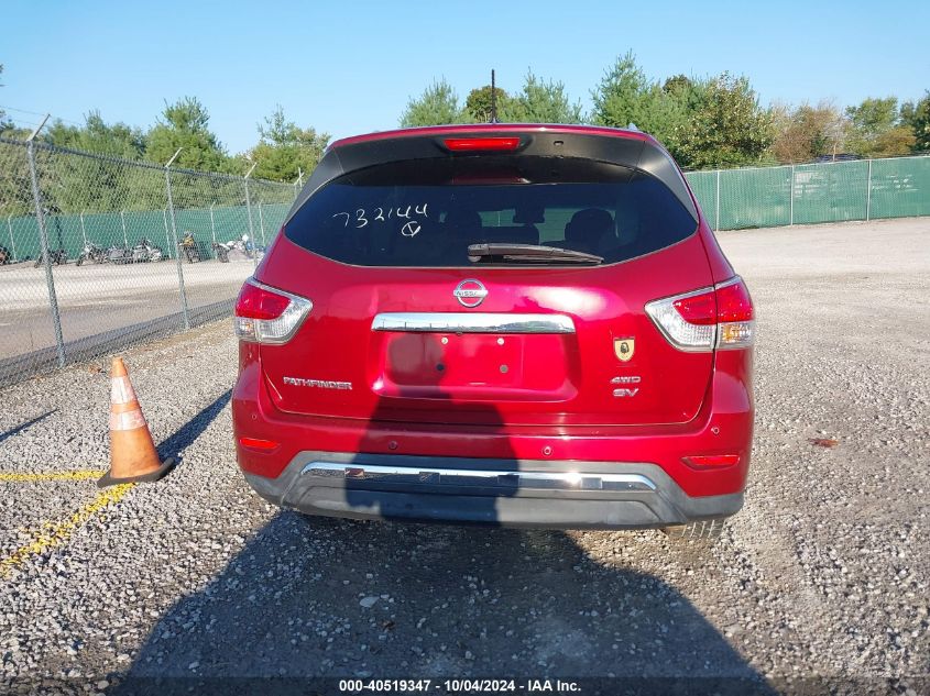 2014 Nissan Pathfinder Sv VIN: 5N1AR2MM5EC732144 Lot: 40519347