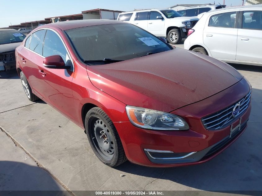 VIN YV1612FS3E2285309 2014 Volvo S60, T5 no.1