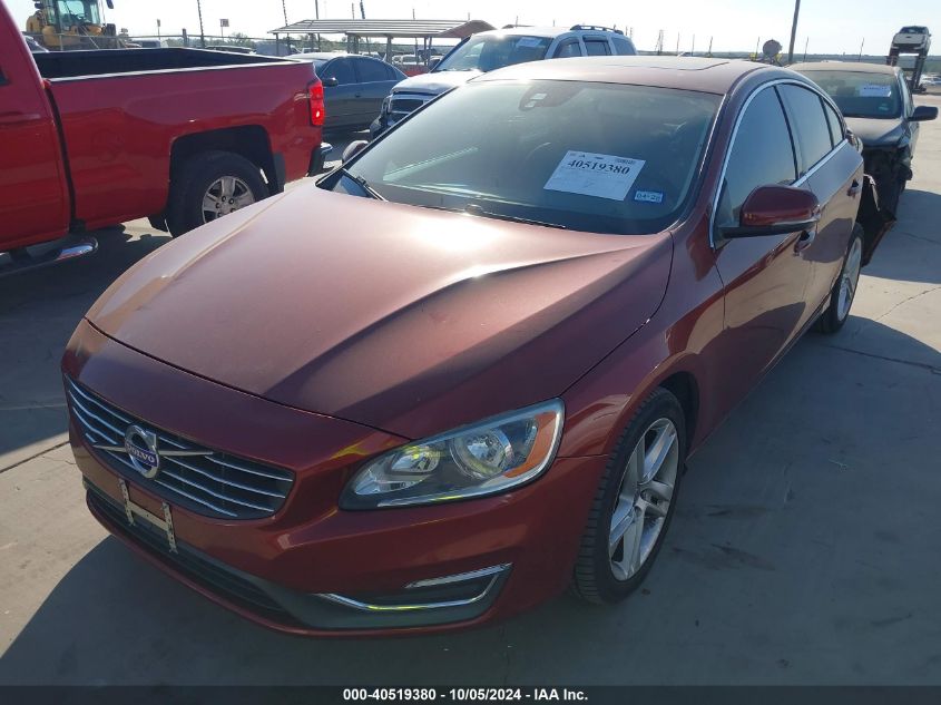 VIN YV1612FS3E2285309 2014 Volvo S60, T5 no.2