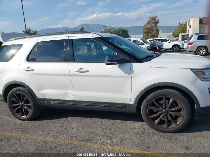 2018 Ford Explorer Xlt VIN: 1FM5K7D88JGC06261 Lot: 40519393