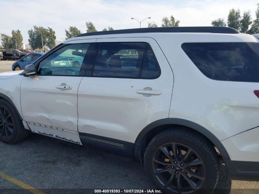 2018 Ford Explorer Xlt VIN: 1FM5K7D88JGC06261 Lot: 40519393