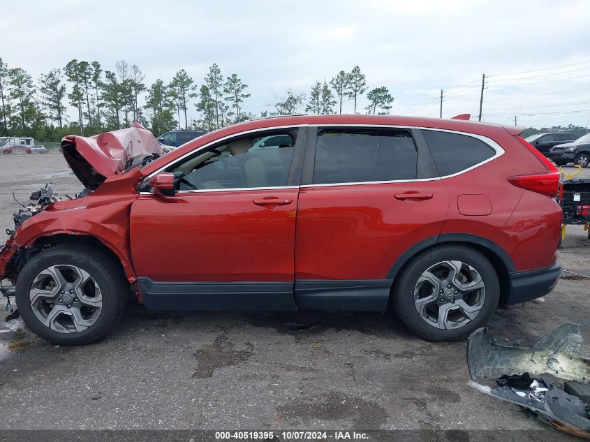 2019 Honda Cr-V Ex VIN: 2HKRW1H53KH504236 Lot: 40519395