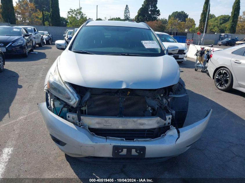 5N1AZ2MG0JN137419 2018 Nissan Murano Sv