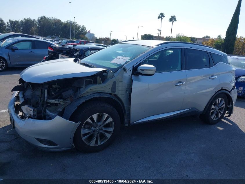 5N1AZ2MG0JN137419 2018 Nissan Murano Sv