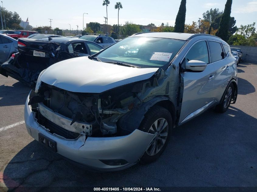 5N1AZ2MG0JN137419 2018 Nissan Murano Sv