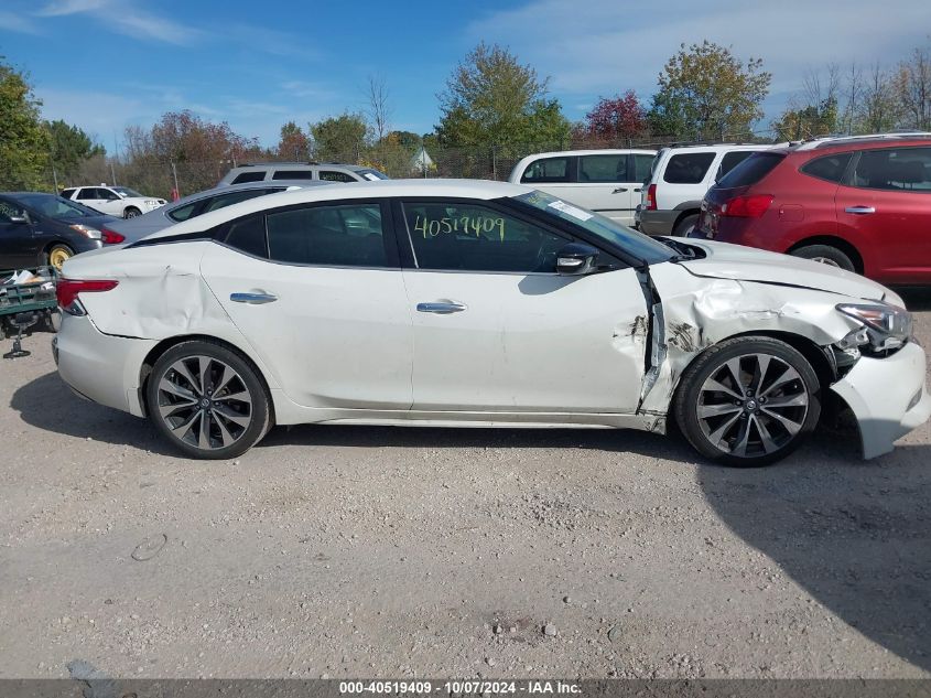 2016 Nissan Maxima 3.5 Sr VIN: 1N4AA6AP9GC448185 Lot: 40519409