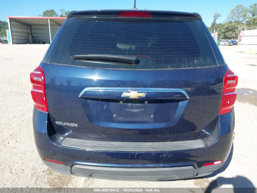 2017 Chevrolet Equinox Ls VIN: 2GNALBEK6H1547749 Lot: 40519412