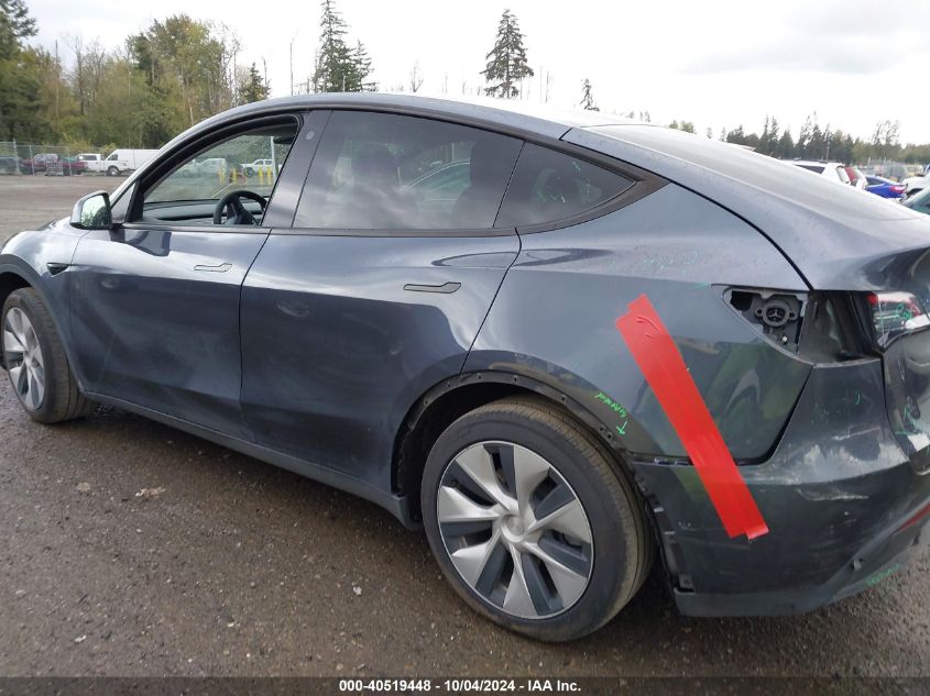 2021 Tesla Model Y Standard Range Rear-Wheel Drive VIN: 5YJYGDED0MF106148 Lot: 40519448