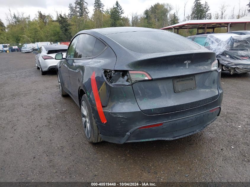 2021 Tesla Model Y Standard Range Rear-Wheel Drive VIN: 5YJYGDED0MF106148 Lot: 40519448