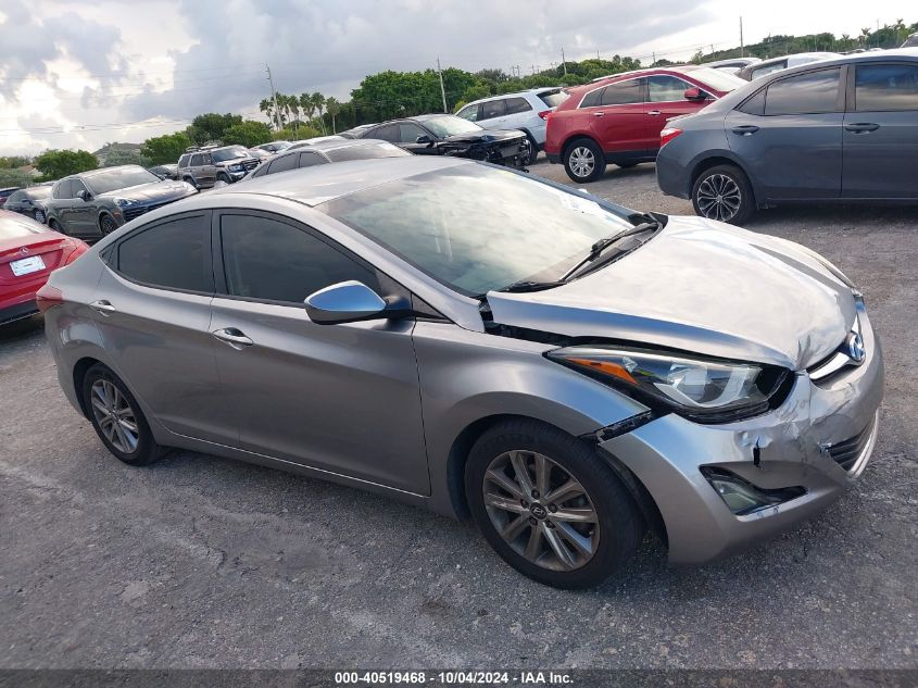 2016 Hyundai Elantra Se VIN: 5NPDH4AE0GH774273 Lot: 40519468