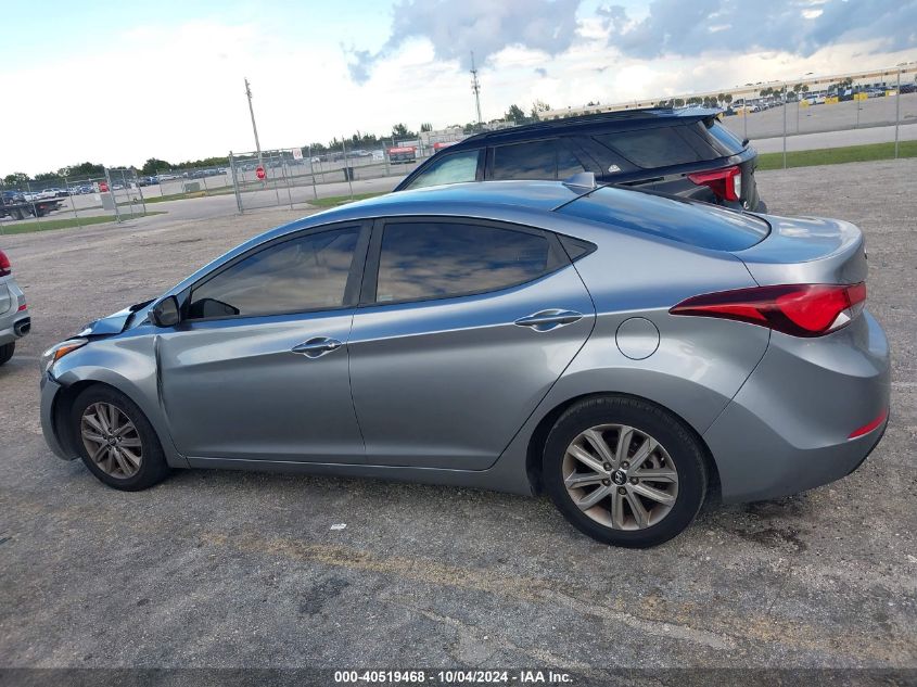 2016 Hyundai Elantra Se VIN: 5NPDH4AE0GH774273 Lot: 40519468