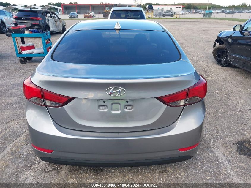 2016 Hyundai Elantra Se VIN: 5NPDH4AE0GH774273 Lot: 40519468