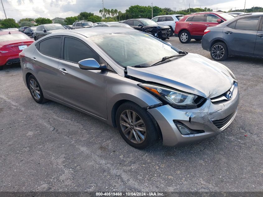 2016 Hyundai Elantra Se VIN: 5NPDH4AE0GH774273 Lot: 40519468