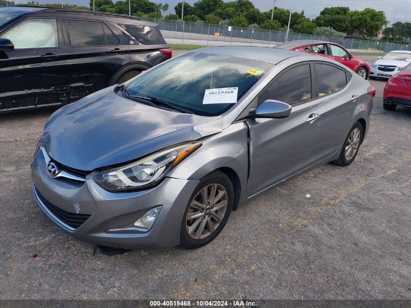 2016 Hyundai Elantra Se VIN: 5NPDH4AE0GH774273 Lot: 40519468