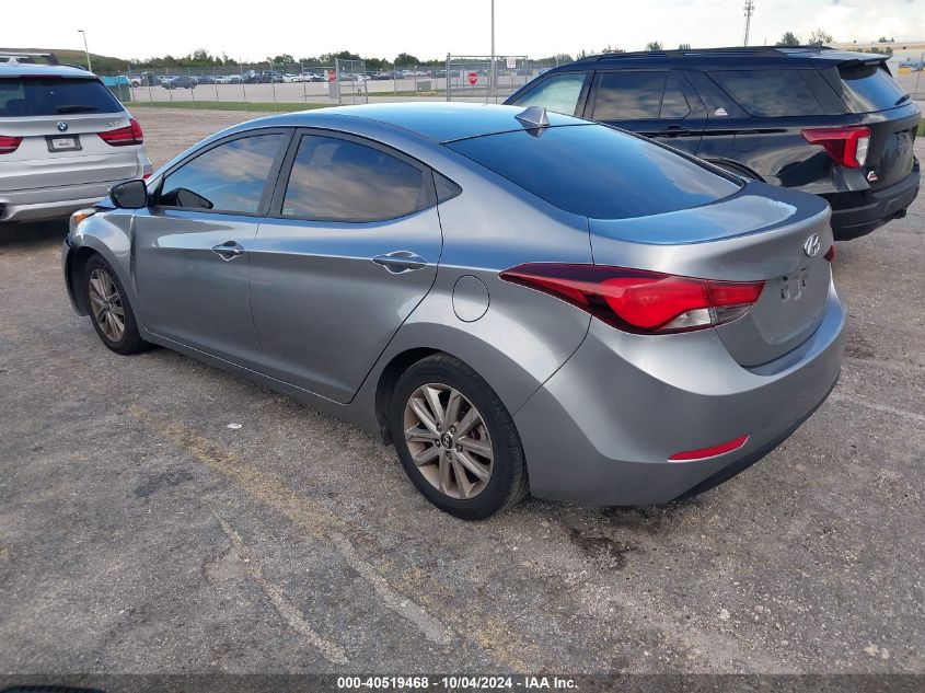 2016 Hyundai Elantra Se VIN: 5NPDH4AE0GH774273 Lot: 40519468