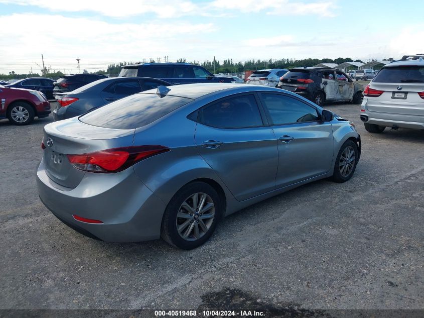 2016 Hyundai Elantra Se VIN: 5NPDH4AE0GH774273 Lot: 40519468