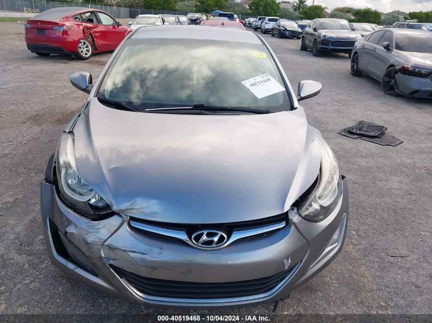 2016 Hyundai Elantra Se VIN: 5NPDH4AE0GH774273 Lot: 40519468