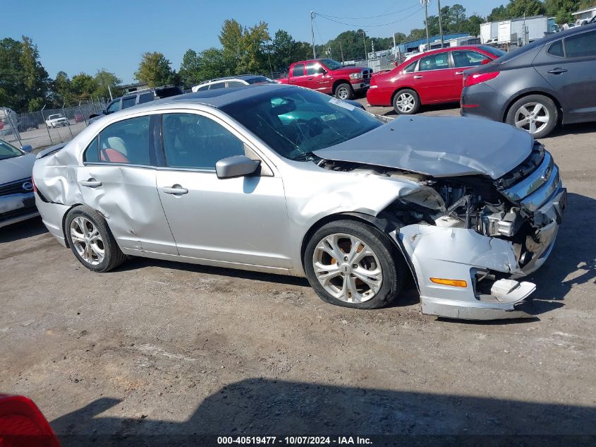 2012 Ford Fusion Se VIN: 3FAHP0HA9CR325722 Lot: 40519477