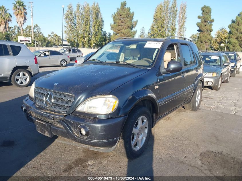 2001 Mercedes-Benz M-Class Base (A5) VIN: 4JGAB72E11A241072 Lot: 40519479