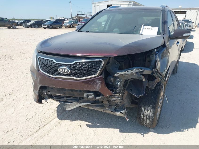 5XYKW4A2XDG393164 2013 Kia Sorento Sx