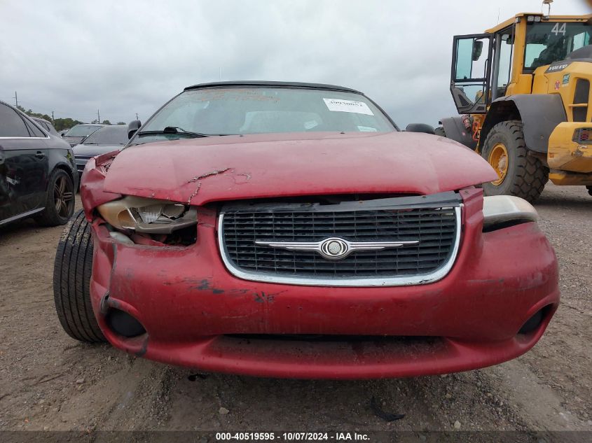 1999 Chrysler Sebring Jx VIN: 3C3EL45H7XT517008 Lot: 40519595